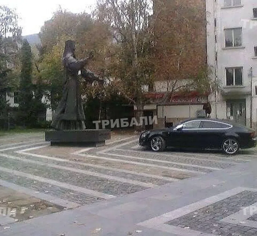 Наглец паркира пред паметника на Софроний Врачански