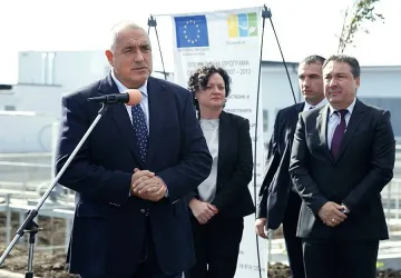 Борисов откри пречиствателната станция в село Равда
