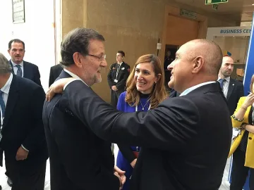 Борисов на среща на върха в деня на вота