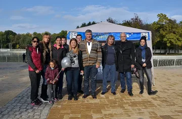 Инж. Димитър Димов се включи в спортните демонстрации в Северен парк