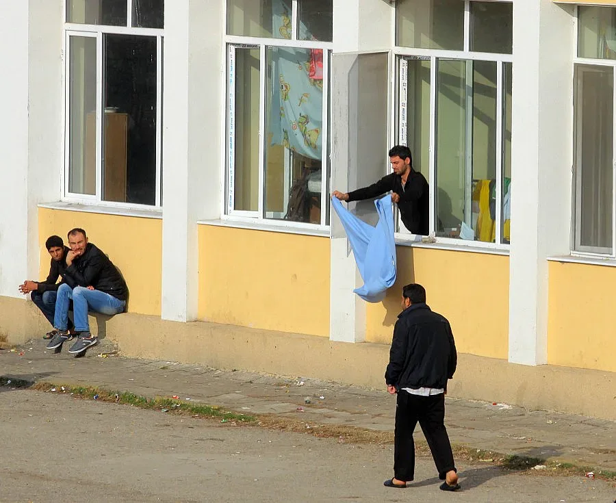 Лагер на колела за бежанците