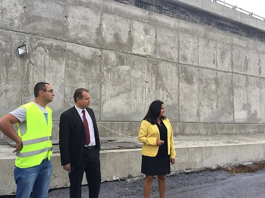 Министър Павлова направи внезапна проверка на Западната дъга на Околовръстното