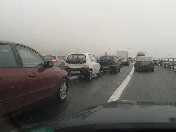 Катастрофа блокира АМ 'Тракия" 