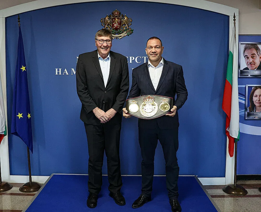 Кубрат Пулев се среща с министър Глушков. Какво си казаха