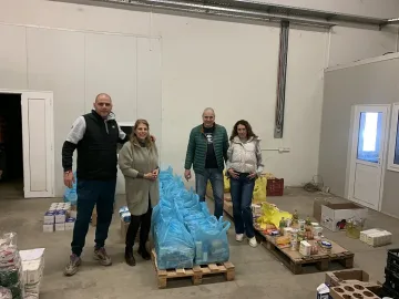 Християнско братство дарява 120 пакета с хранителни продукти