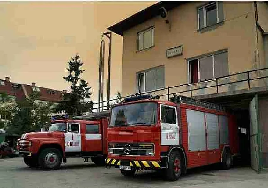 Пожар в столичния квартал "Полигона"