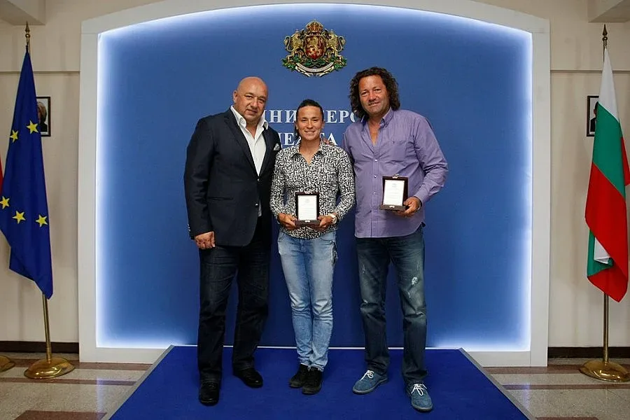 Кралев награди световната шампионка Станилия Стаменова