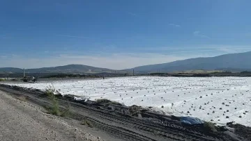 Покривка предотвратява запрашаването на града при ветрове