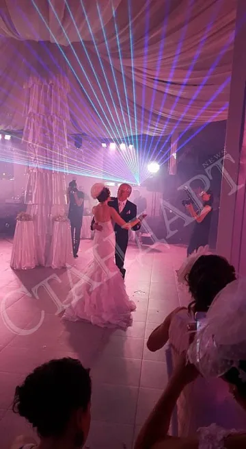 Дрон засне сватбата на дъщерята на Местан