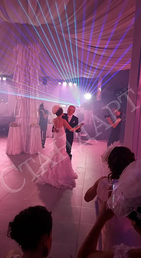 Дрон засне сватбата на дъщерята на Местан