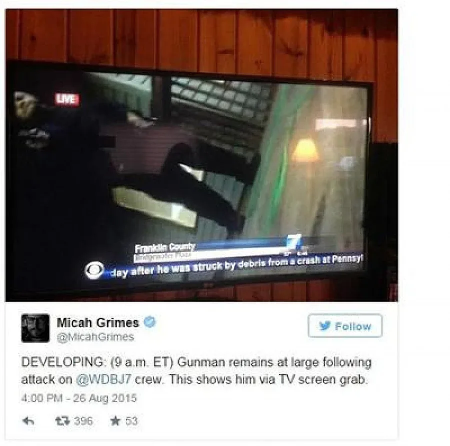 Вижте мъжа, стрелял по журналистите във Вирджиния