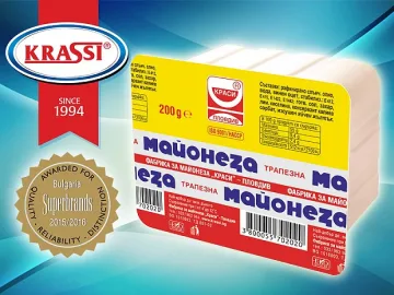 МАЙОНЕЗА „КРАСИ” с отличие SUPERBRAND 2015-2016