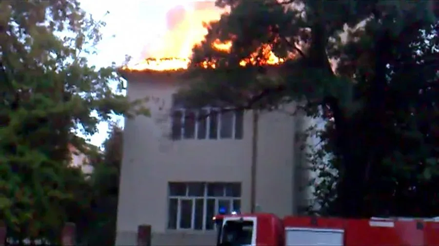 Помощното училище в Пловдив се подпали 
