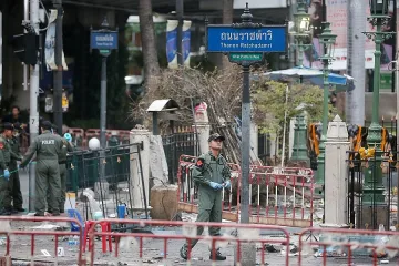 Kадри от първите минути на експлозията в Банкок (ВИДЕО)