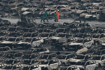 Жертвите на взрива в Китай станаха 85