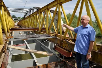 Първият мост с желязно платно у нас готов през септември