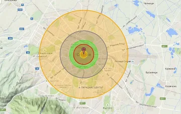 Вижте вашия град, ако атомна бомба го беше покосила 