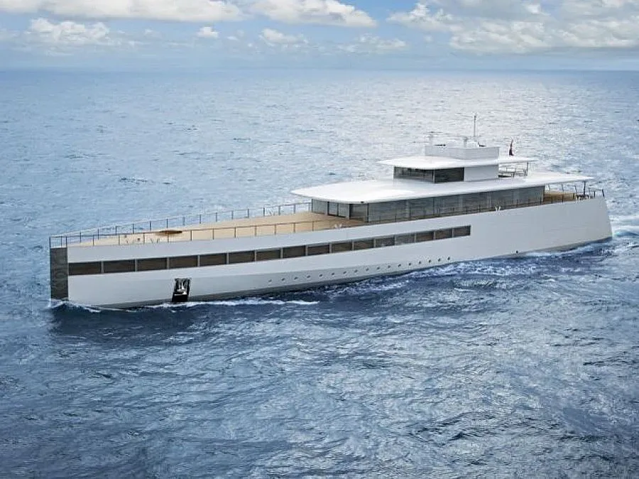 Яхтата на Стив Джобс акостира на гръцки остров