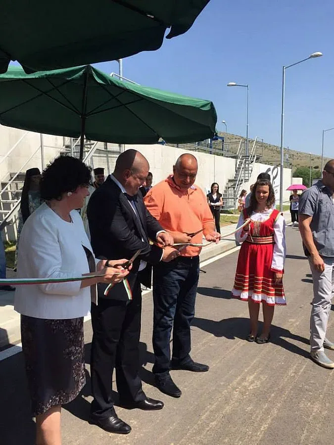 Борисов и Василева откриха пречиствателна станция в Кричим