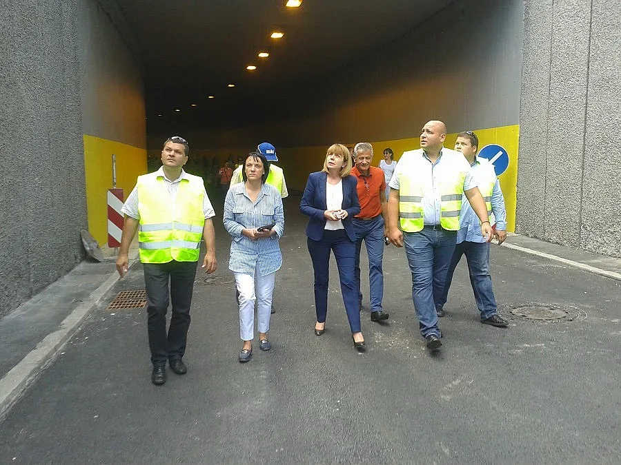 Пускат тунела на алея "Яворов"