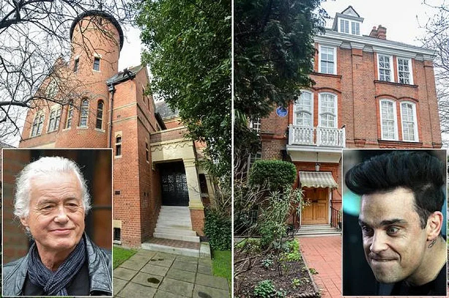 Роби надви Джими Пейдж в комшийски скандал