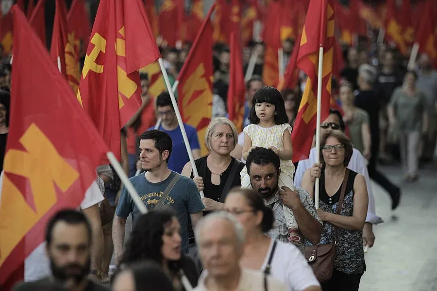 Демонстрации срещу ЕС в Гърция