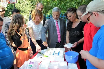 Посолството на Израел дари спортна площадка на дом за инвалиди