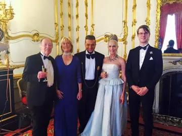 Минчев и Ружа Игнатова на Руския бал в Лондон