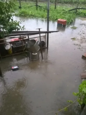 Пловдивско село е под вода