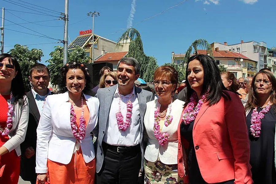 Плевнелиев: Розата е най-разпознаваемият български символ