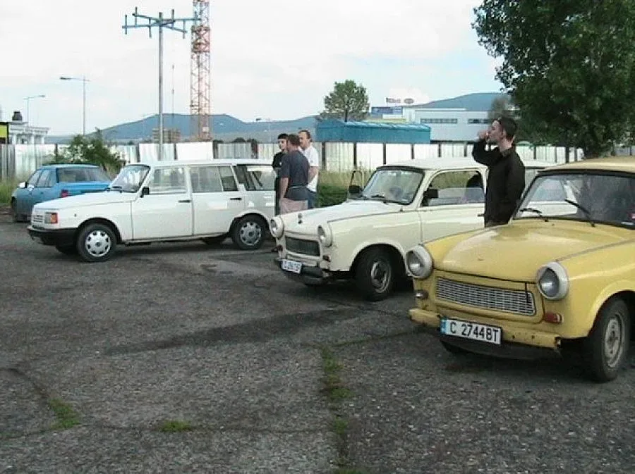 Наши трабанти на ретро парад в Германия