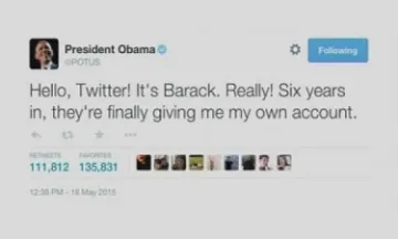 Обама с 1 млн. последователи в Туитър само за 5 часа