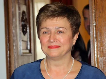 Кристалина с лекция в Американския