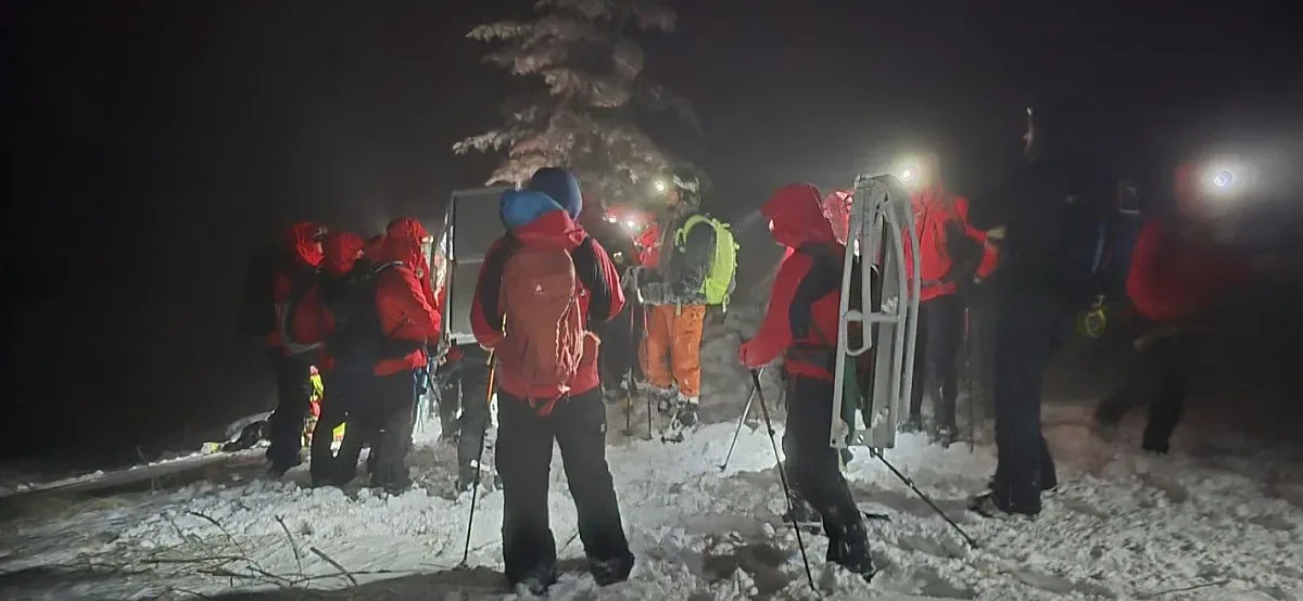 Страшна драма на Витоша. Момче и момиче на косъм