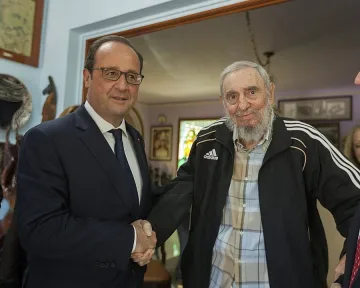 Оланд и Фидел се срещнаха за час