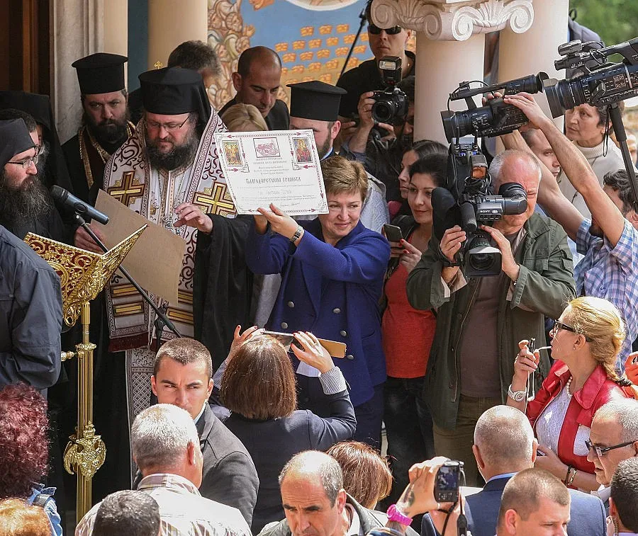 Кристалина: Браво на бате Бойко