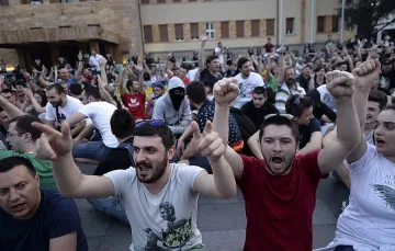 Македония гори в  огъня на протестите