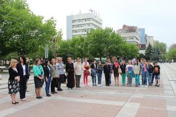 Цветя за Дядото в Благоевград