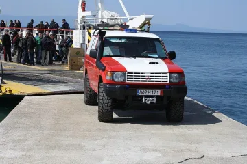 Българският манастир на Атон получи техника за борба с пожарите