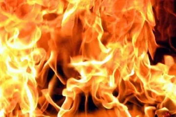 Пожар горя в държавно ведомство