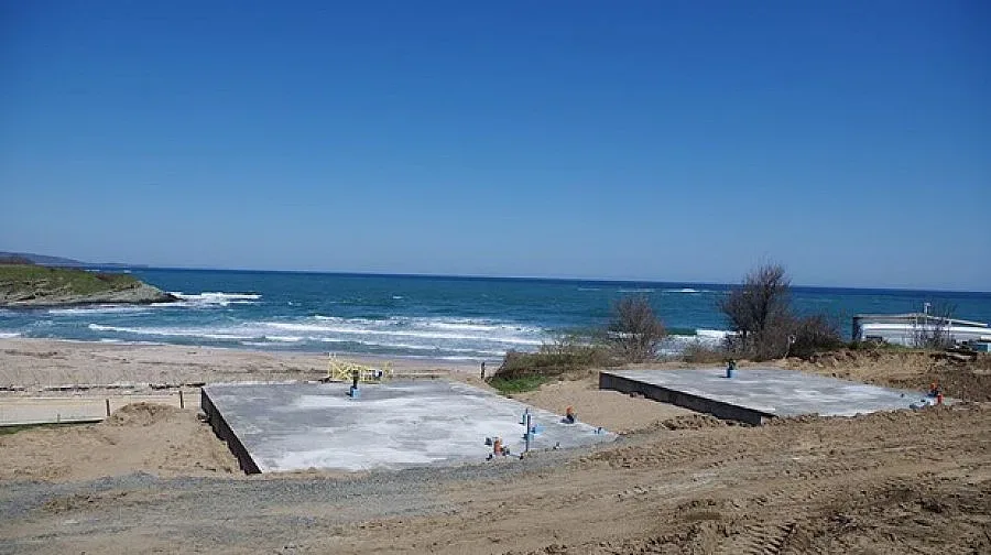 Махат бетона от къмпинг "Юг" (ОБЗОР)