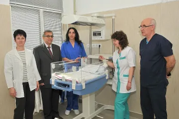 Ротарианци дариха неонатологията в Монтана