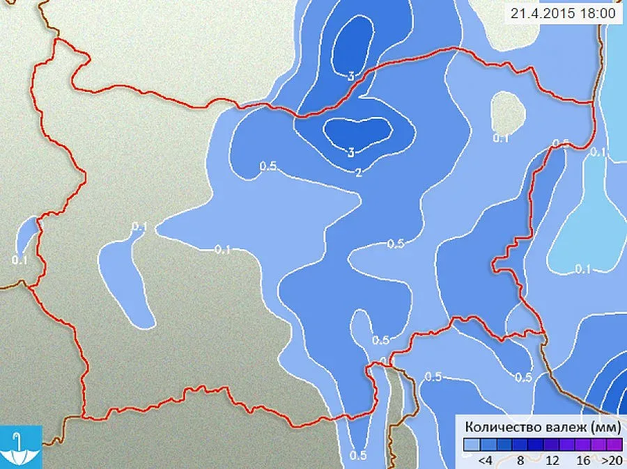 Дъжд във вторник