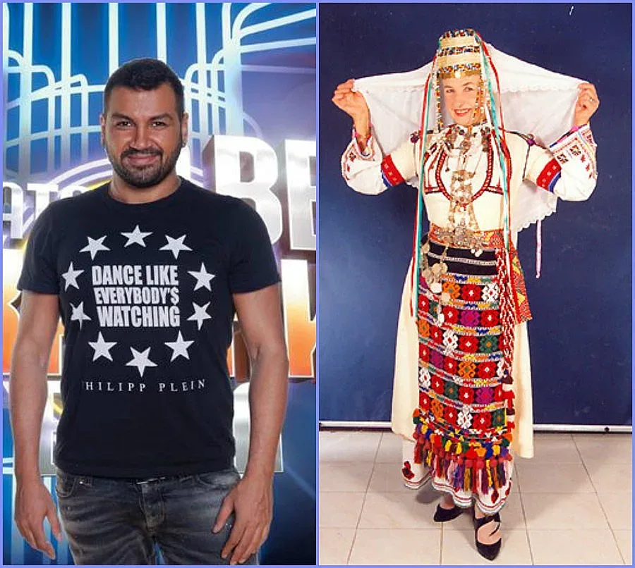 Азис показва орнаментиката на родния фолклор в #2 капки вода