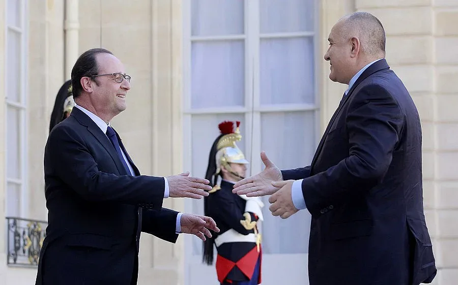 Започна срещата на Борисов с Оланд в Елисейския дворец (СНИМКИ)