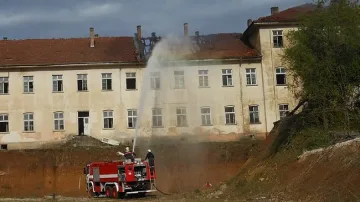 Пожар гори в центъра на Велико Търново