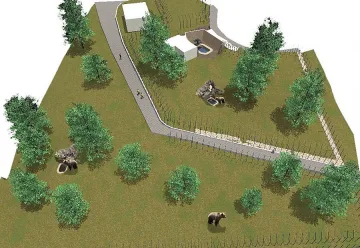 Мечките в Благоевград с по-модерен дом