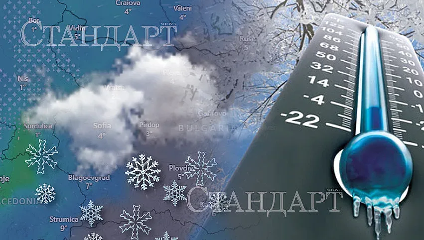 Нов циклон връхлита страната. Времето на Коледа и Нова година