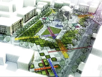 Златни павета маркират пътя на туристите в София