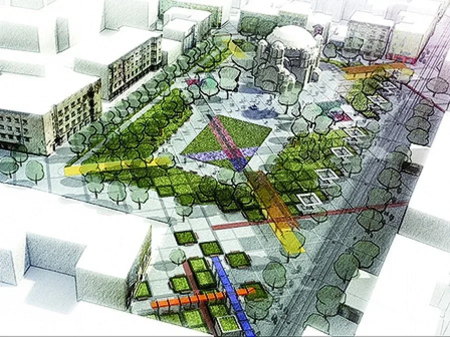 Златни павета маркират пътя на туристите в София